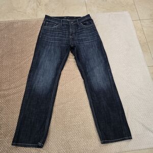 Buckle BKE Mens Jeans Seth 34X34 Straight Leg Medium Wash